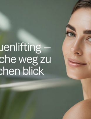 Augenbrauenlifting – Der natürliche Weg zu einem frischen Blick