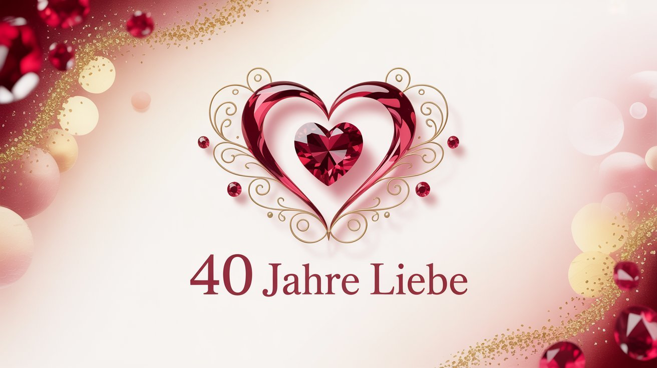 rubinhochzeit geschenk