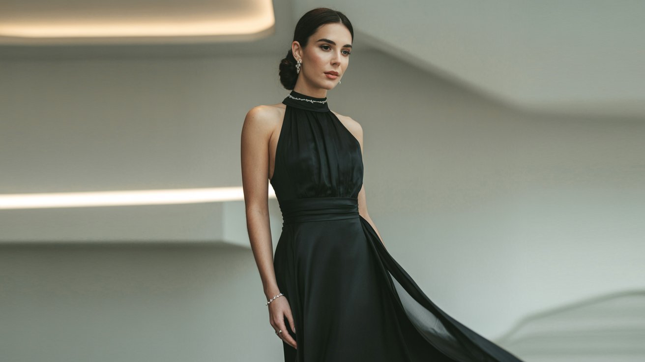 schwarzes kleid zur hochzeit