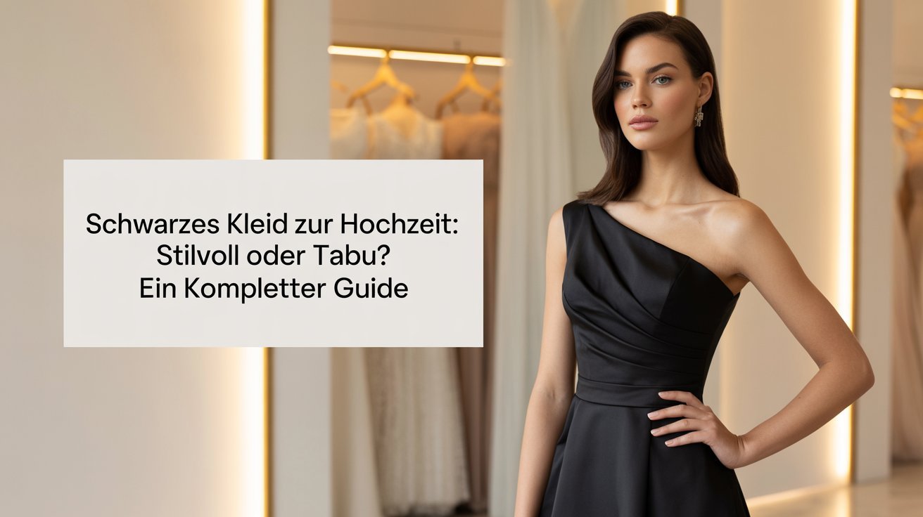 schwarzes kleid zur hochzeit