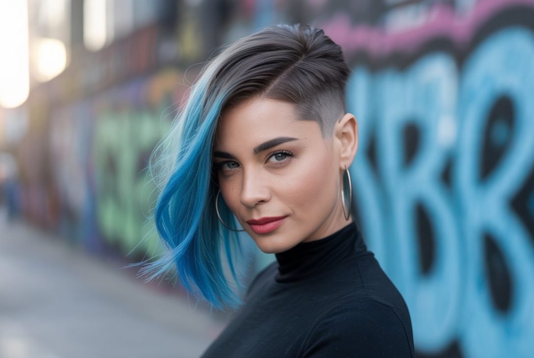 Sidecut für Frauen – Mut, Stil und Persönlichkeit in einer Frisur