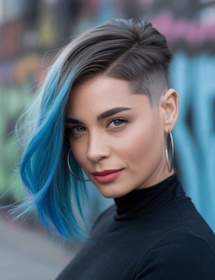 Sidecut für Frauen – Mut, Stil und Persönlichkeit in einer Frisur