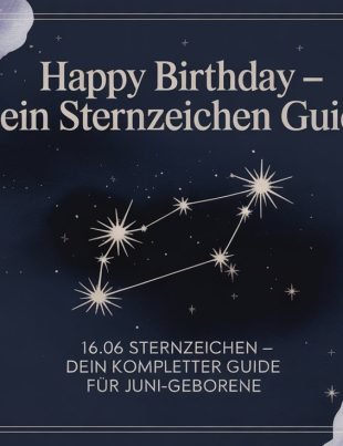 16.06 Sternzeichen – Dein kompletter Guide für Juni-Geborene