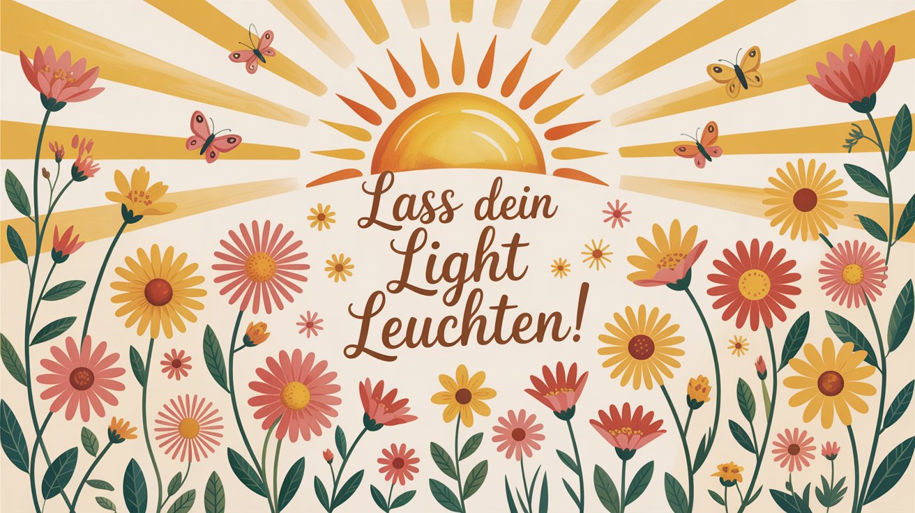 spruch mit sonne