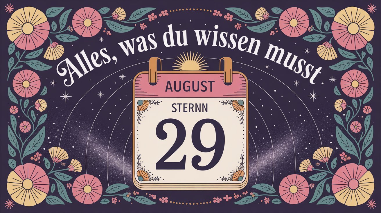 29.08 sternzeichen