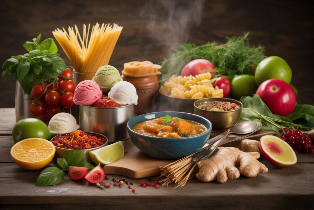Essen mit I – Eine kulinarische Reise durch leckere Speisen und Zutaten