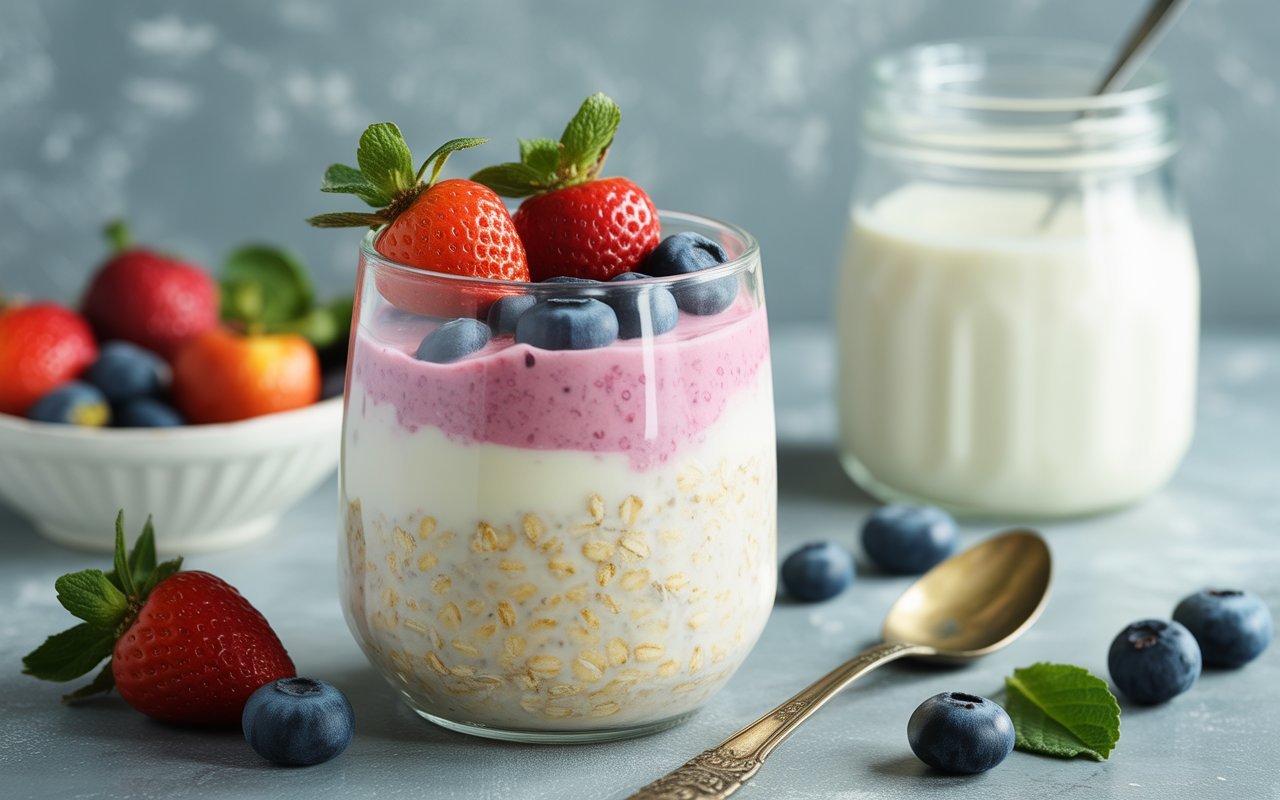 overnight oats mit joghurt