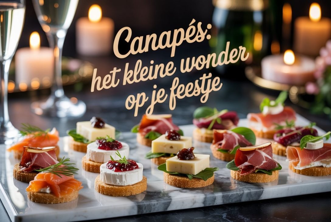 Canapés: het kleine wonder op je feestje