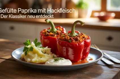 Gefüllte Paprika mit Hackfleisch – Der Klassiker neu entdeckt