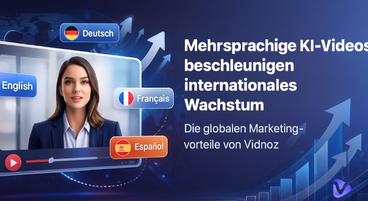 Mehrsprachige KI-Videos beschleunigen internationales Wachstum: Die globalen Marketingvorteile von Vidnoz