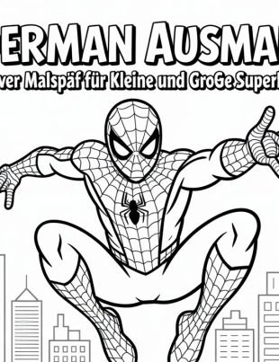 Spiderman Ausmalbild – Kreativer Malspaß für kleine und große Superhelden