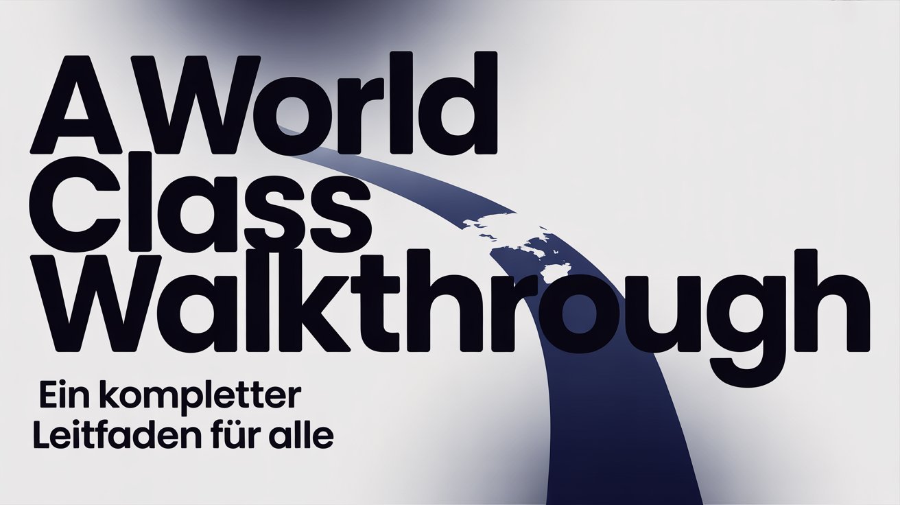 A World Class Walkthrough