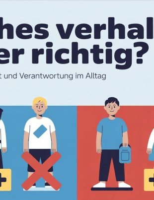 Welches Verhalten ist hier richtig? – Orientierung, Sicherheit und Verantwortung im Alltag