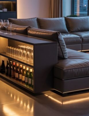 Sofa mit Bar – Komfort und Lifestyle neu gedacht