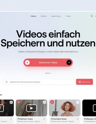 Pinterest Video Downloader – Videos einfach speichern und nutzen