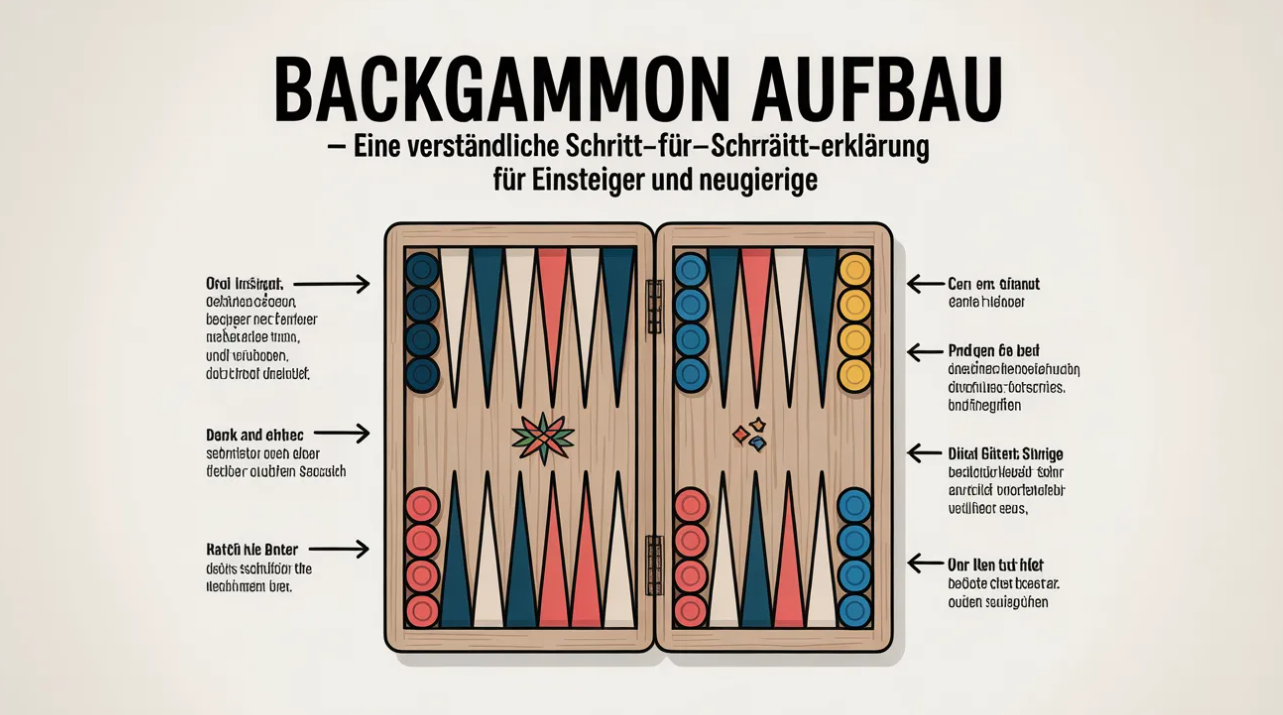 Backgammon Aufbau 