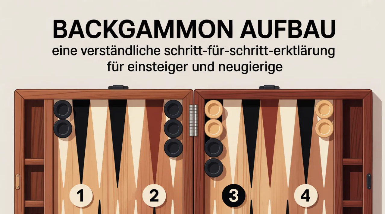 Backgammon Aufbau 
