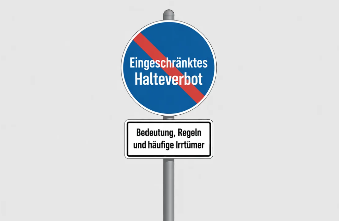 Eingeschränktes Halteverbot – Bedeutung, Regeln und häufige Irrtümer