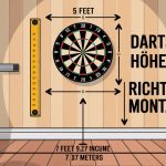 Dartscheibe Höhe – So hängst du dein Board richtig auf