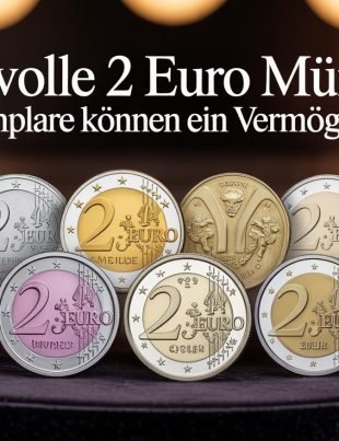 Wertvolle 2 Euro Münzen – Diese Exemplare können ein Vermögen wert sein