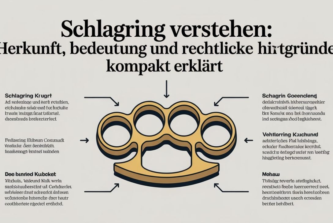 Schlagring verstehen: Herkunft, Bedeutung und rechtliche Hintergründe kompakt erklärt