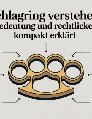 Schlagring verstehen: Herkunft, Bedeutung und rechtliche Hintergründe kompakt erklärt