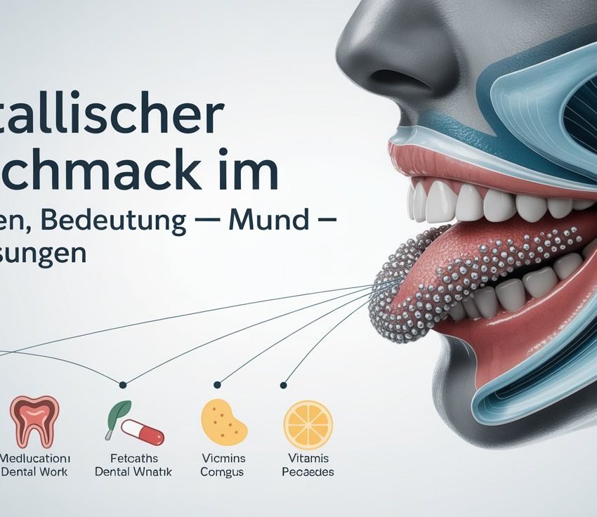 Metallischer Geschmack im Mund – Ursachen, Bedeutung und Lösungen