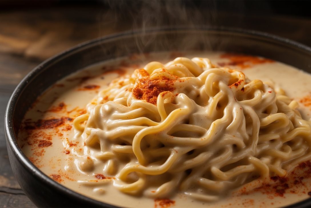Buldak Carbonara – Cremige Schärfe Kult-Nudeln