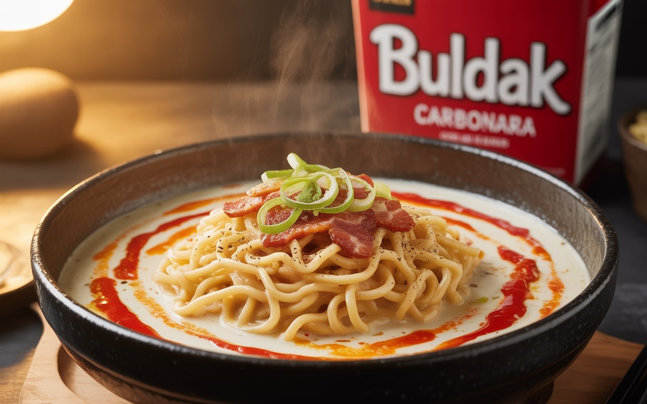 Buldak Carbonara