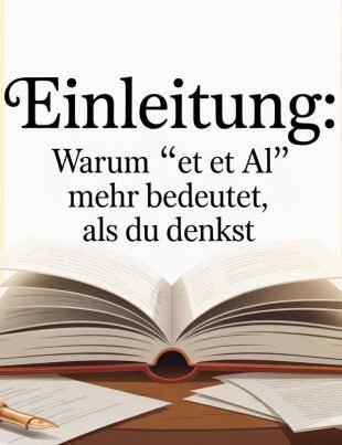 Einleitung: Warum „et et al“ mehr bedeutet, als du denkst
