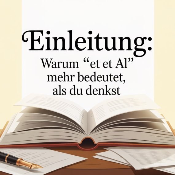 Einleitung: Warum „et et al“ mehr bedeutet, als du denkst