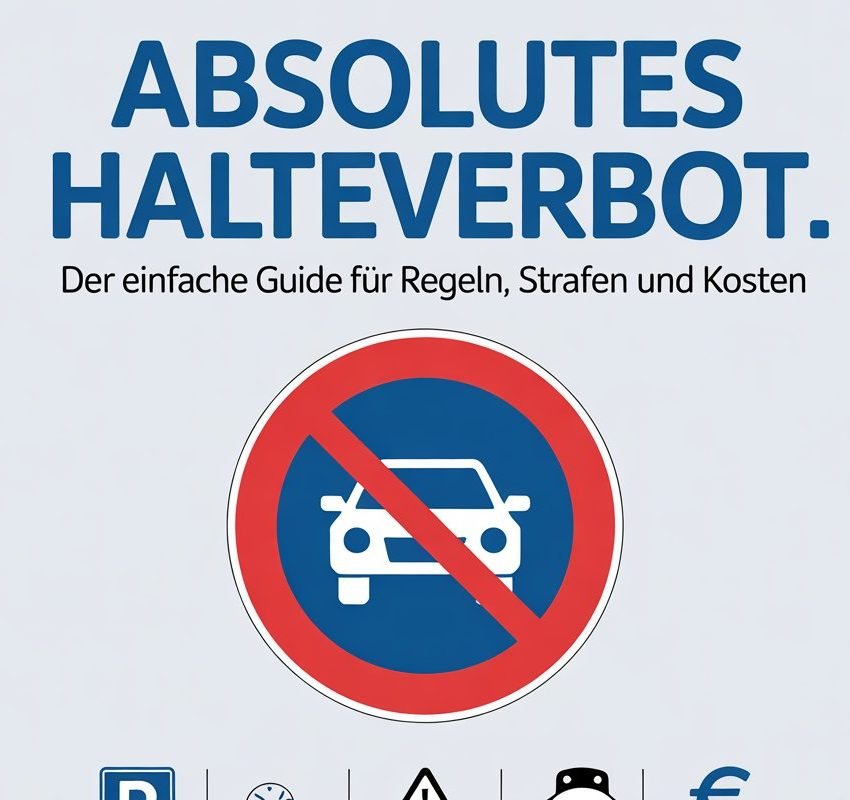 Absolutes Halteverbot: Der einfache Guide für Regeln, Strafen und Kosten