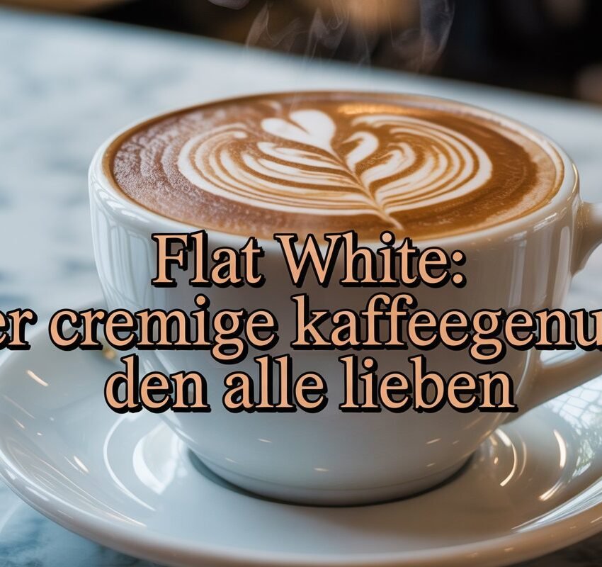 Flat White: Der cremige Kaffeegenuss, den alle lieben