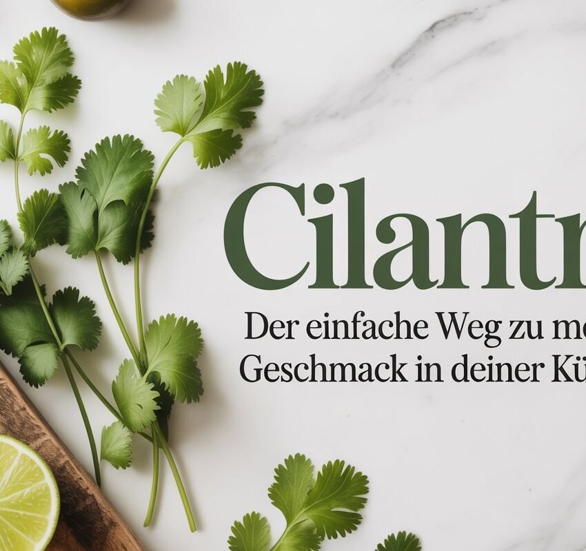 Cilantro: Der einfache Weg zu mehr Geschmack in deiner Küche