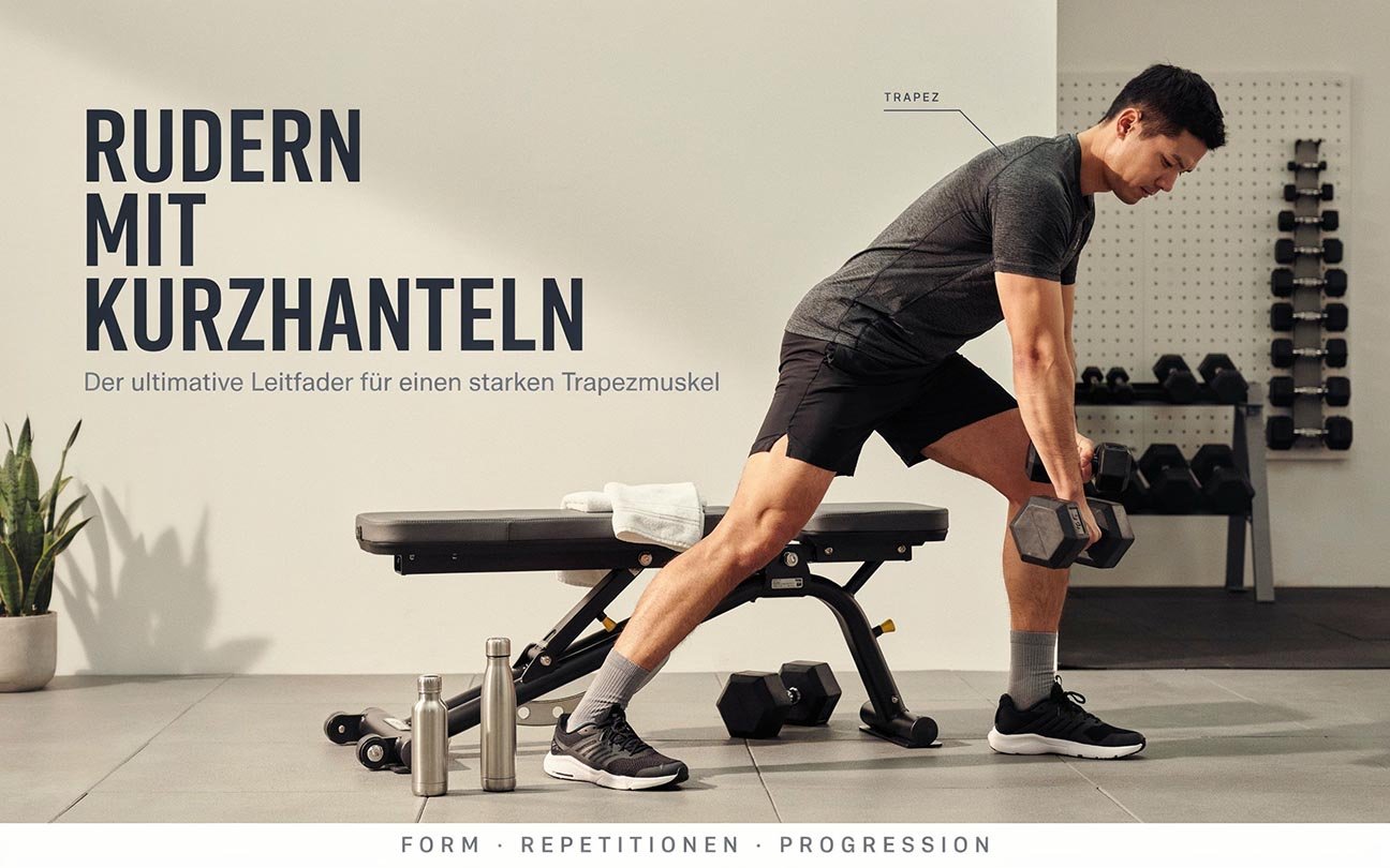 rudern mit kurzhanteln