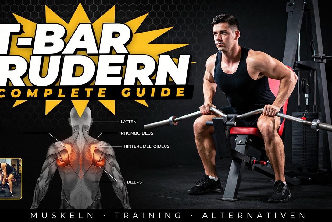 T Bar Rudern complete Guide: muscles, gym training & Rudern Alternative