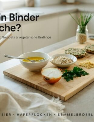 Was ist ein Binder in der Küche? Der große Ratgeber: Featured Snippets & vegetarische Bratlinge
