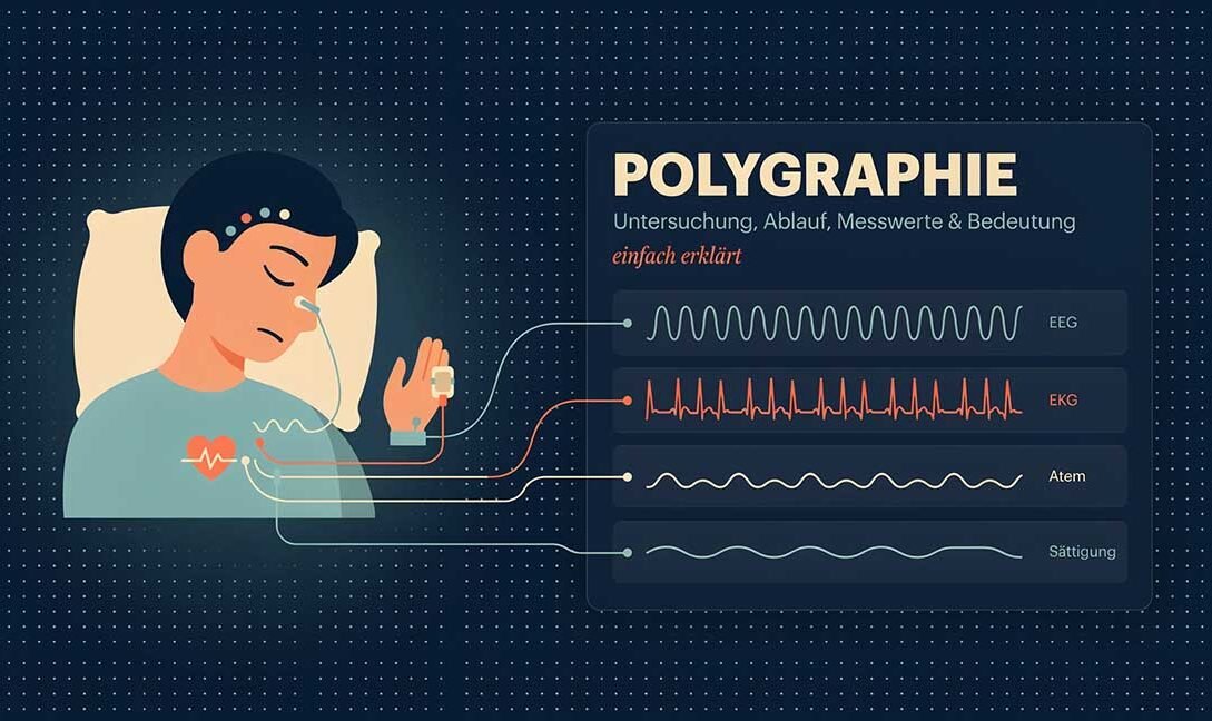Polygraphie: Untersuchung, Ablauf, Messwerte und Bedeutung einfach erklärt