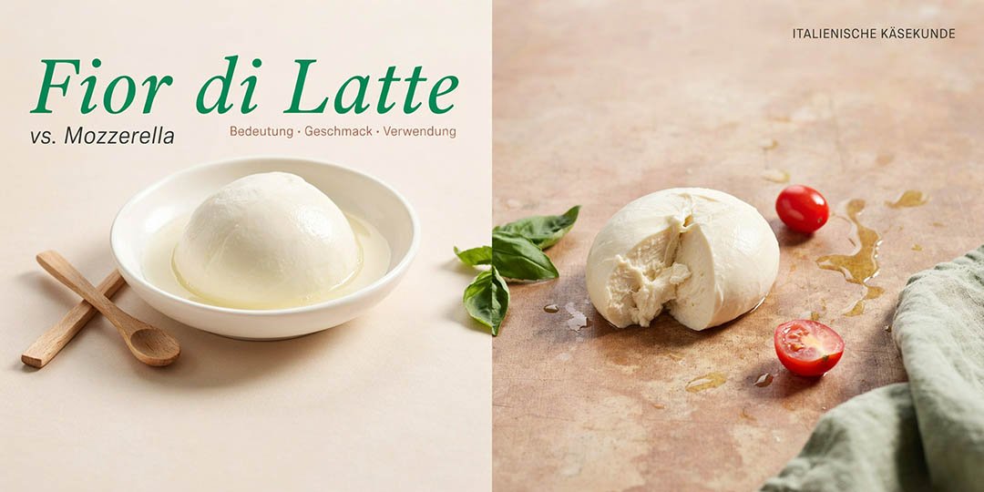 Fior di Latte: Bedeutung, Geschmack, Verwendung und Unterschied zu Mozzarella