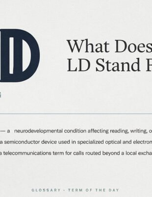 LD Meaning: What Does LD Stand For