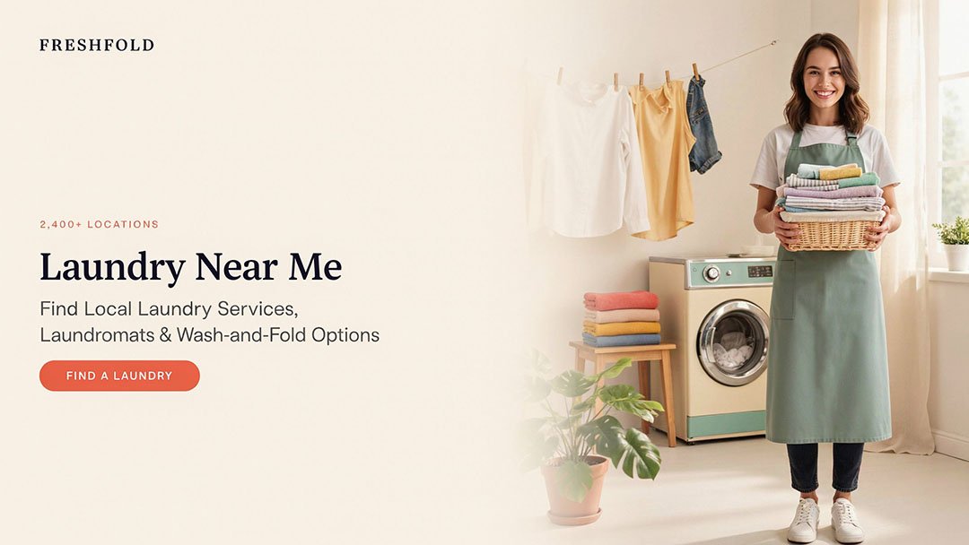 Laundry Near Me: Find Local Laundry Services, Laundromats & Wash-and-Fold Options