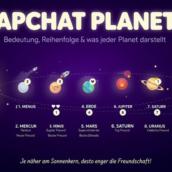 Snapchat planeten: Bedeutung, Reihenfolge und was jeder Planet darstellt